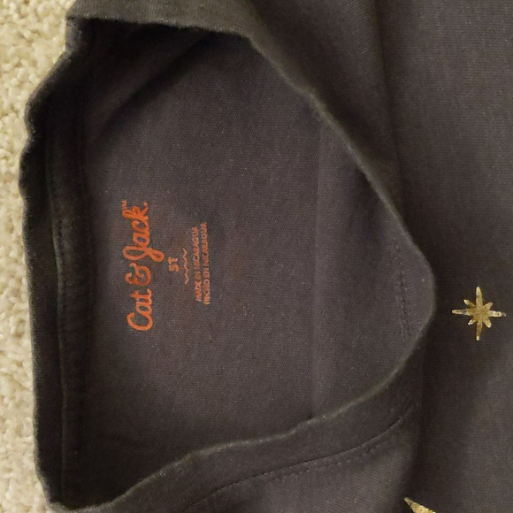 Cat and Jack Long Sleeve Deer Graphic Tee - Picture 3 of 3